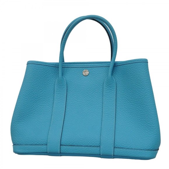 Hermes Hermès Garden TPM Country Blue Noir Tote Bag, Women's, D Stamp, P1124284 - Picture 1 of 11